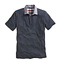 Williams & Brown Chambray Collar Polo