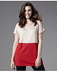 Bespoke Nineteen Hour Colour Block Top
