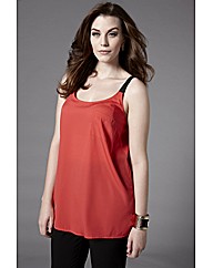Bespoke Luxe Contrast Strap Camisole Top