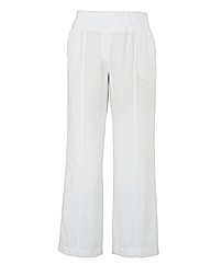 Slouch Linen Mix Trousers Length 30in