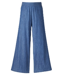 And Abigail Denim Palazzo Trousers
