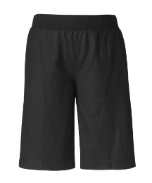 Crop Slouch Linen Shorts