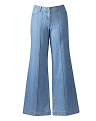 Pixie Wide Leg Jeans Length 34in