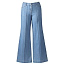 Pixie Wide Leg Jeans Length 34in