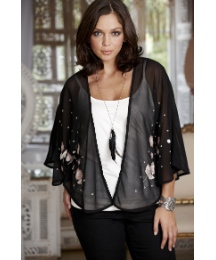 Frock & Frill Sequin Detail Shrug