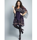 Zandra Rhodes Kaftan Style Print Dress