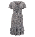Jeffrey & Paula Tie Neck Dress
