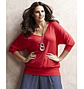 Jeffrey & Paula Jersey V Neck Top
