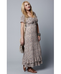 Jeffrey & Paula Tie Neck Print Dress