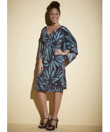 Anna Scholz Kimono Print Dress