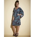 Anna Scholz Kimono Print Dress