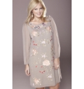 Rise Embroidered Floral Front Dress