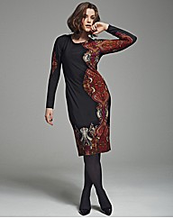 Bespoke Border Print Dress
