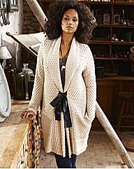 Angel Ribbons Tie Front Cardigan