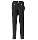 Peaches High Waisted Slim Leg Jeans