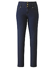 Peaches High Waisted Slim Leg Jeans