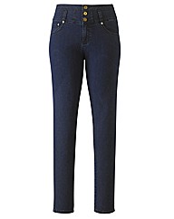 Peaches High Waisted Slim Leg Jeans