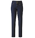 Peaches High Waisted Slim Leg Jeans