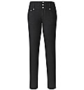 Peaches High Waisted Slim Leg Jeans
