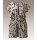 Bird Print Playsuit