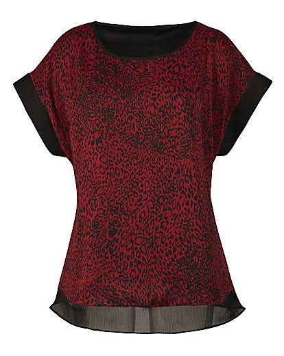 Grazia animal print top