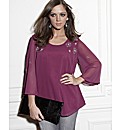 And Abigail Bead Trim Blouse