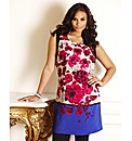 Grazia Border Print Tunic Top