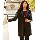 Grazia PU Sleeve Coat