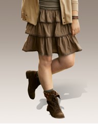 Time Out Frill Tiered Skirt