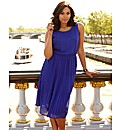 Grazia Pleat Sleeveless Dress