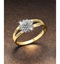 9 Carat Gold Cluster-Style Ring