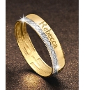 9 Carat Gold Personalised Band Ring