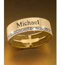 9ct Gold Gents Personalised Band Ring