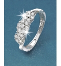 9 Carat Gold 1/2ct Diamond Cluster Ring