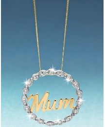 9ct Gold Diamond Set Pendant