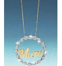 9ct Gold Diamond Set Pendant