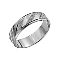 9 Carat Gold Detailed Wedding Ring