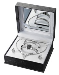 Ladies Four-Piece Watch & Jewellery Set