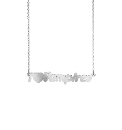 Sterling Silver Text Necklace