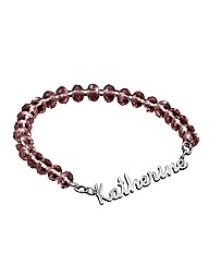 Sterling Silver Personalised Bracelet