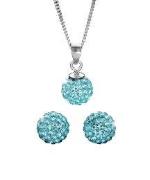 Sterling Silver Pendant & Earrings Set