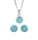 Sterling Silver Pendant & Earrings Set