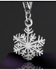 Sterling Silver Snowflake Charm