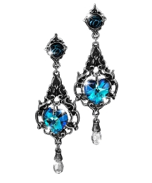 'Blue Heart' Earrings