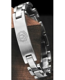 Stainless Steel Football Club Bracelet