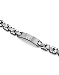 Stainless Steel Football Club Bracelet