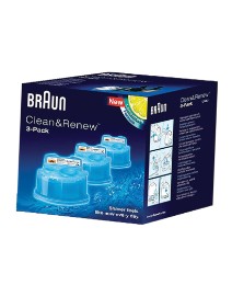 Braun Clean & Renew Pack of 3 Cartridges