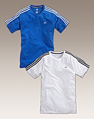 Mens Pack 2 Adidas Tees