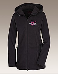Body Star Fall Long Line Fleece Hoody