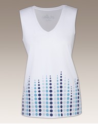 Body Star Ladies Polka V-Neck Vest